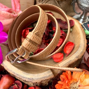 Picture of Lady Belt, Brown Light Classic Pebble