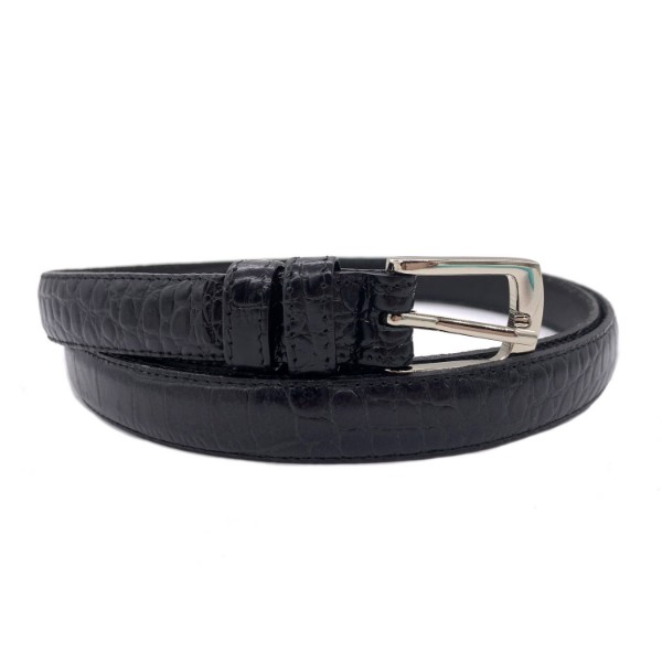 Picture of Lady Belt, Black Crocodile